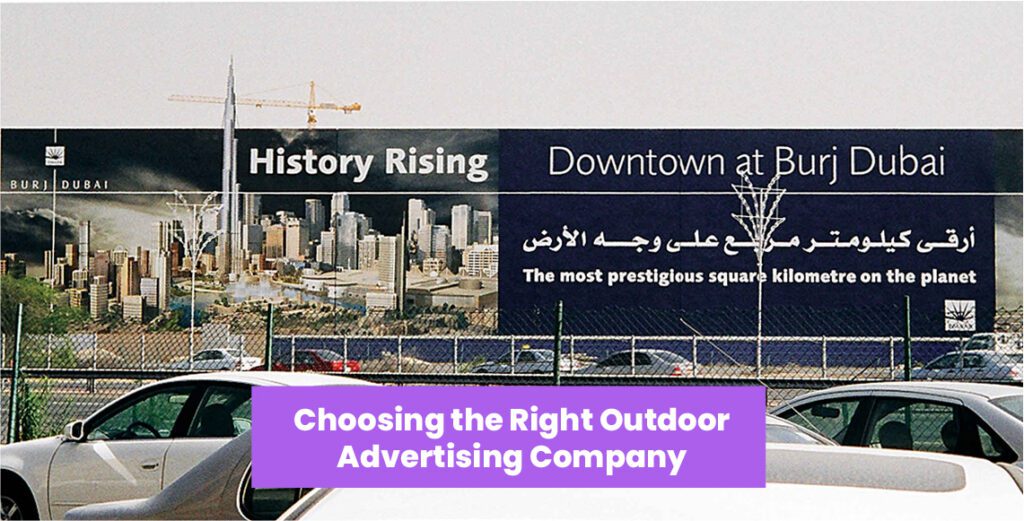 Outdoor Advertising Company in dubai